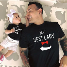 Load image into Gallery viewer, My Best Lady/My Best Man Family Matching Clothes Daddy-Kids T-shirt