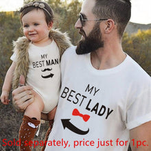 Load image into Gallery viewer, My Best Lady/My Best Man Family Matching Clothes Daddy-Kids T-shirt