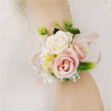 Load image into Gallery viewer, Silk Rose Corsage for Wedding Party-Mis Quince Event or Prom