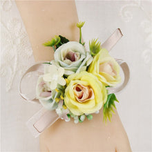 Load image into Gallery viewer, Silk Rose Corsage for Wedding Party-Mis Quince Event or Prom