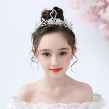 Load image into Gallery viewer, Fashionable Crystal Crowns For Kids - Tiaras for Little Girls - Gold or Silver Color