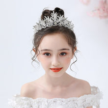 Load image into Gallery viewer, Fashionable Crystal Crowns For Kids - Tiaras for Little Girls - Gold or Silver Color