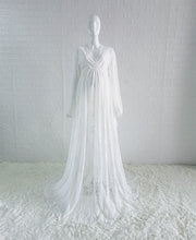 Load image into Gallery viewer, Boho Style Lace Maternity Gown- Dress For Photography Session