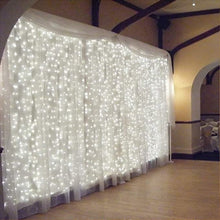 Load image into Gallery viewer, 3m 100/200/300 LED Curtain String Light Flash Garland Rustic Wedding Party Decorations Table Bridal Shower Bachelorette Supplies