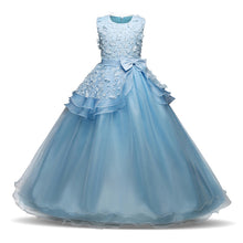 Load image into Gallery viewer, Lovely Flower Girl or Party Tulle Dress Teenagers Dress For Girl Clothes Children-Junior Prom