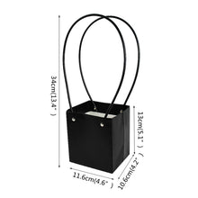 Load image into Gallery viewer, Portable Flower Box Waterproof Paper Handbag Gift Packaging Bag Florist Handy Flower Bags Wedding Party Favor Rose Storage Boxes