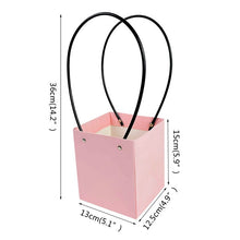 Load image into Gallery viewer, Portable Flower Box Waterproof Paper Handbag Gift Packaging Bag Florist Handy Flower Bags Wedding Party Favor Rose Storage Boxes