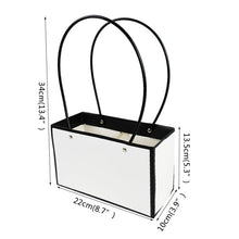 Load image into Gallery viewer, Portable Flower Box Waterproof Paper Handbag Gift Packaging Bag Florist Handy Flower Bags Wedding Party Favor Rose Storage Boxes