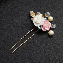 Load image into Gallery viewer, Dainty Flower Hair Pins for Special Occasions - Bridal Hair Accessories