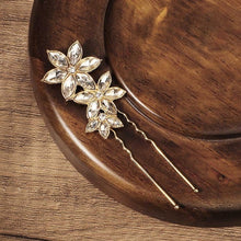 Load image into Gallery viewer, Dainty Flower Hair Pins for Special Occasions - Bridal Hair Accessories