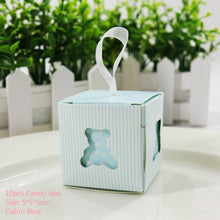 Load image into Gallery viewer, 10pcs/lots of Favor Boxes in Assorted Designs for Baby Showers or Gender Reveal Parties-Good for Candy Box