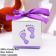 Load image into Gallery viewer, 10pcs/lots of Favor Boxes in Assorted Designs for Baby Showers or Gender Reveal Parties-Good for Candy Box