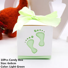 Load image into Gallery viewer, 10pcs/lots of Favor Boxes in Assorted Designs for Baby Showers or Gender Reveal Parties-Good for Candy Box