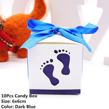 Load image into Gallery viewer, 10pcs/lots of Favor Boxes in Assorted Designs for Baby Showers or Gender Reveal Parties-Good for Candy Box