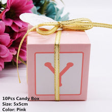 Load image into Gallery viewer, 10pcs/lots of Favor Boxes in Assorted Designs for Baby Showers or Gender Reveal Parties-Good for Candy Box