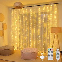 Load image into Gallery viewer, 3m 100/200/300 LED Curtain String Light Flash Garland Rustic Wedding Party Decorations Table Bridal Shower Bachelorette Supplies