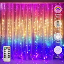 Load image into Gallery viewer, 3m 100/200/300 LED Curtain String Light Flash Garland Rustic Wedding Party Decorations Table Bridal Shower Bachelorette Supplies