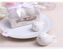 Load image into Gallery viewer, 200 pcs=100pairs Feathering the Nest Love birds Salt and Pepper Shaker wedding bridal shower favors and gifts