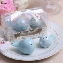 Load image into Gallery viewer, Feathering the Nest Love Birds Salt and Pepper Shaker wedding bridal shower favors and gifts