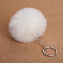 Load image into Gallery viewer, Gift Best Wish Sleeping Baby Plush Doll Fur Ball Key Chain Pendant Baby Shower Party Favors Gifts