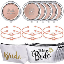 Load image into Gallery viewer, Bride to Be Accessories Bridal Shower sashes-veil-pouches-bracelets-team bride pin