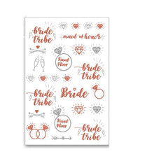 Load image into Gallery viewer, Bride to Be Accessories Bridal Shower sashes-veil-pouches-bracelets-team bride pin
