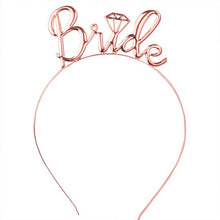 Load image into Gallery viewer, Bride to Be Accessories Bridal Shower sashes-veil-pouches-bracelets-team bride pin