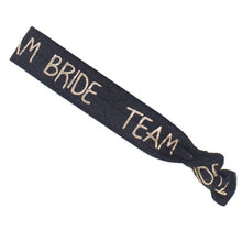 Load image into Gallery viewer, Bride to Be Accessories Bridal Shower sashes-veil-pouches-bracelets-team bride pin