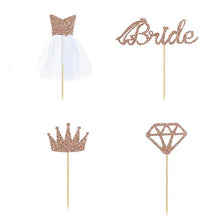 Load image into Gallery viewer, Bride to Be Accessories Bridal Shower sashes-veil-pouches-bracelets-team bride pin