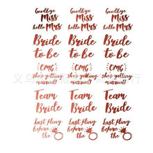 Load image into Gallery viewer, Bride to Be Accessories Bridal Shower sashes-veil-pouches-bracelets-team bride pin