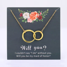 Load image into Gallery viewer, Bridesmaid-Maid of Honor-Wedding-Necklaces-Jewelry-Best Friends