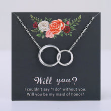 Load image into Gallery viewer, Bridesmaid-Maid of Honor-Wedding-Necklaces-Jewelry-Best Friends