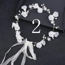 Load image into Gallery viewer, Vintage Baroque Gold Pearl Leaf Bridal Tiara Crystal Crown-Wedding Hairbands-Headpieces