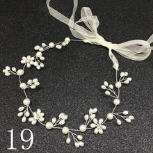 Load image into Gallery viewer, Vintage Baroque Gold Pearl Leaf Bridal Tiara Crystal Crown-Wedding Hairbands-Headpieces