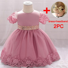 Load image into Gallery viewer, Fancy Sequin Bow Dresses for Flower Girl and Delicate Embroidered Style-Vestidos de Fiesta para Niñas