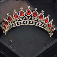 Load image into Gallery viewer, Crystal Bridal or Quince Tiara Baroque Your Majesty Crowns