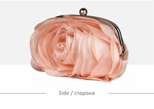 Load image into Gallery viewer, Fashion Flower Design Evening Purse-for Bride or Evening Wear Clutch