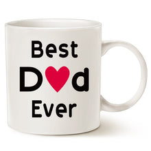 Load image into Gallery viewer, Best Dad Ever Mug Ceramic 11oz Coffee Mug Fathers Day Mug Best Daddy Mug Cup Gift for Dad