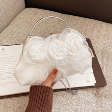 Load image into Gallery viewer, Elegant Designer Look Bridal Flower Evening Purse-Clutch