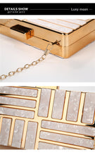 Load image into Gallery viewer, Women's Stylish Modern Clutch Acrylic Evening Party Purse