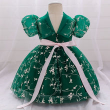 Load image into Gallery viewer, Fancy Sequin Bow Dresses for Flower Girl and Delicate Embroidered Style-Vestidos de Fiesta para Niñas