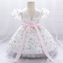 Load image into Gallery viewer, Fancy Sequin Bow Dresses for Flower Girl and Delicate Embroidered Style-Vestidos de Fiesta para Niñas