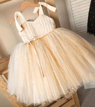 Load image into Gallery viewer, Baby Girl Dress with Beading-Elegant Princess Shoulder Straps Style