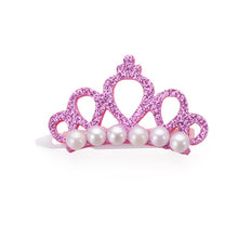 Load image into Gallery viewer, Doggie- Kitty- Crowns-Small Dogs or Cat Faux Pearl or Rhinestone Tiara- Pet Bows-Hair Clips