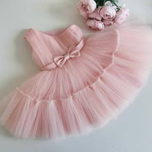 Load image into Gallery viewer, Off the Shoulder Princess Dress For Baby - Flower Girl - First 1st Year Birthday Dress