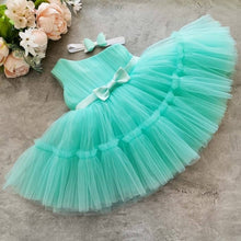Load image into Gallery viewer, Off the Shoulder Princess Dress For Baby - Flower Girl - First 1st Year Birthday Dress