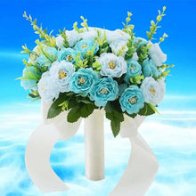 Load image into Gallery viewer, Wild Artificial Floral Handmade Bridal Bouquet-Wedding Flowers