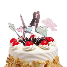 Load image into Gallery viewer, Assorted Paper Board Party Cake Top Decorations- High Heel-Balloon-Lipstick-Perfume-Musical Notes