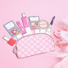 Load image into Gallery viewer, Assorted Paper Board Party Cake Top Decorations- High Heel-Balloon-Lipstick-Perfume-Musical Notes