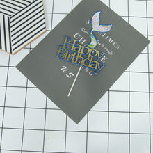 Load image into Gallery viewer, Assorted Paper Board Party Cake Top Decorations- High Heel-Balloon-Lipstick-Perfume-Musical Notes